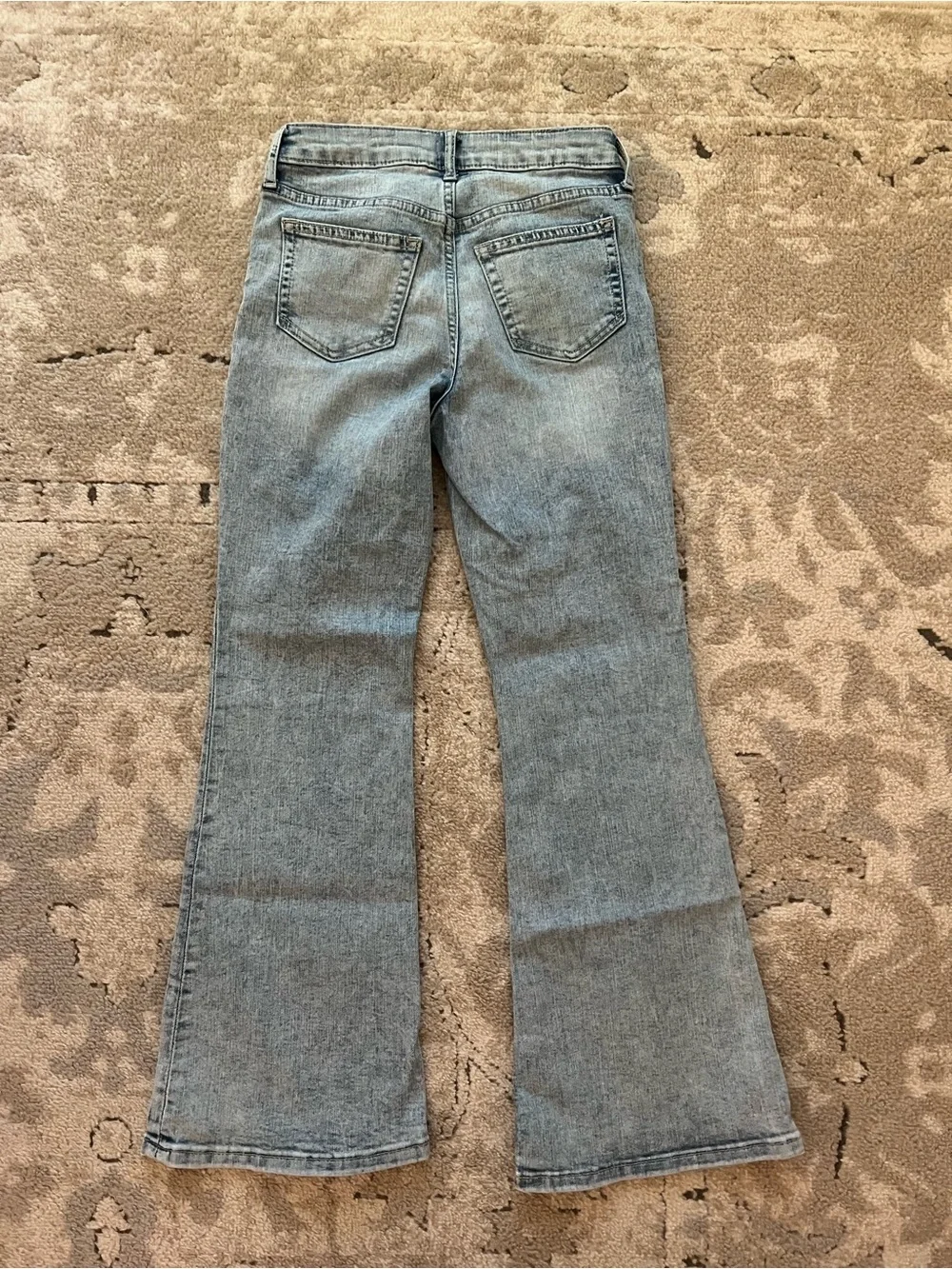 GAP Girls Light Wash Flare Jeans
